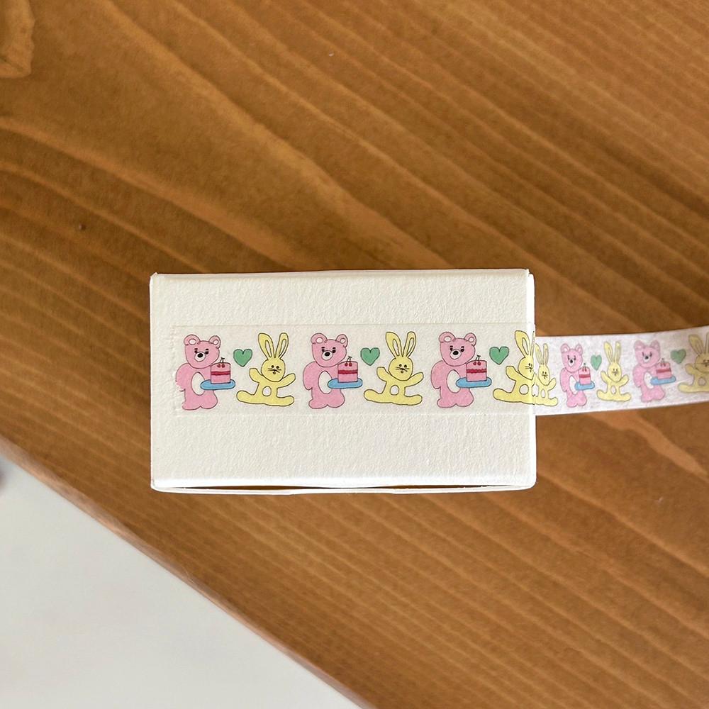 [아이민잇] 해피 프렌즈 마스킹테이프