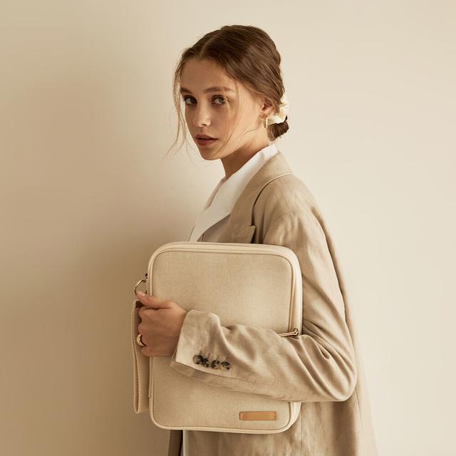 [OLA] Jute Leather iPAD Pouch 11/13inch