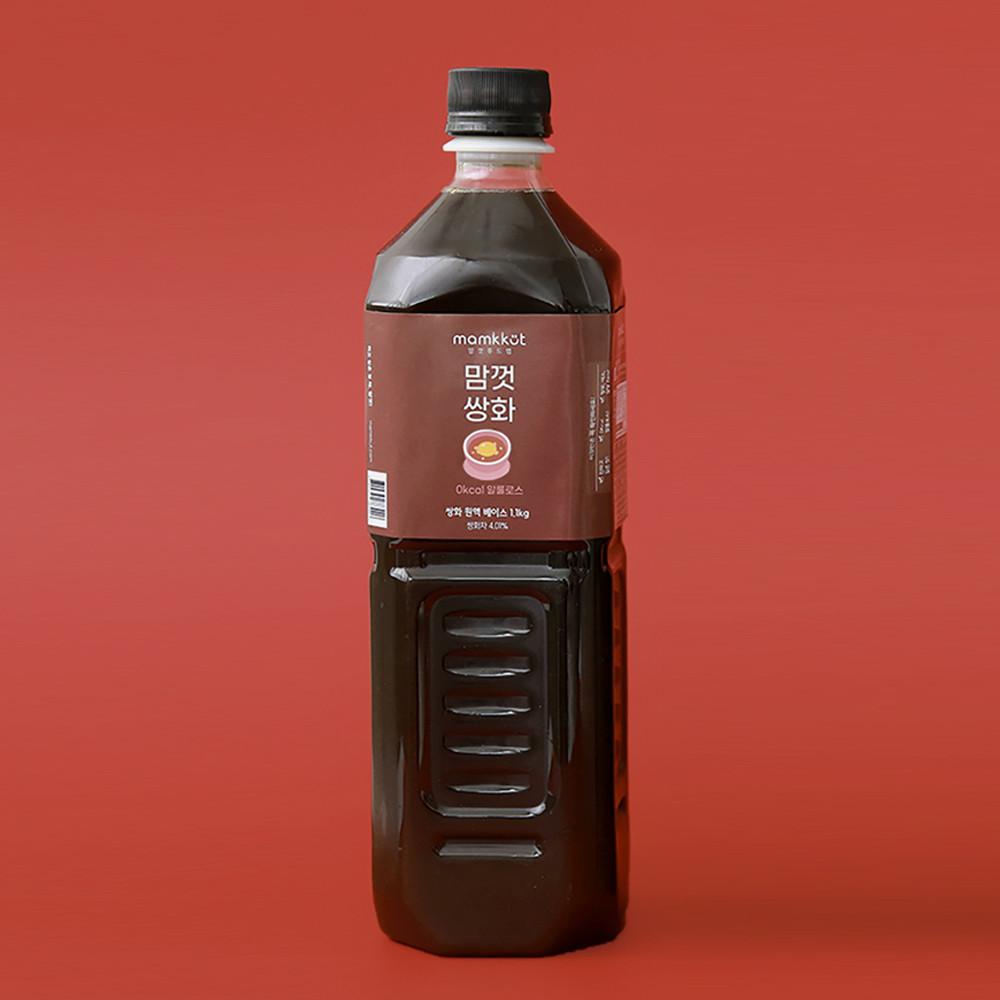 [맘껏푸드랩] 대용량 쌍화 저칼로리 밀크티베이스 1.1kg 쌍화차 원액 카페시럽 무설탕 무가당