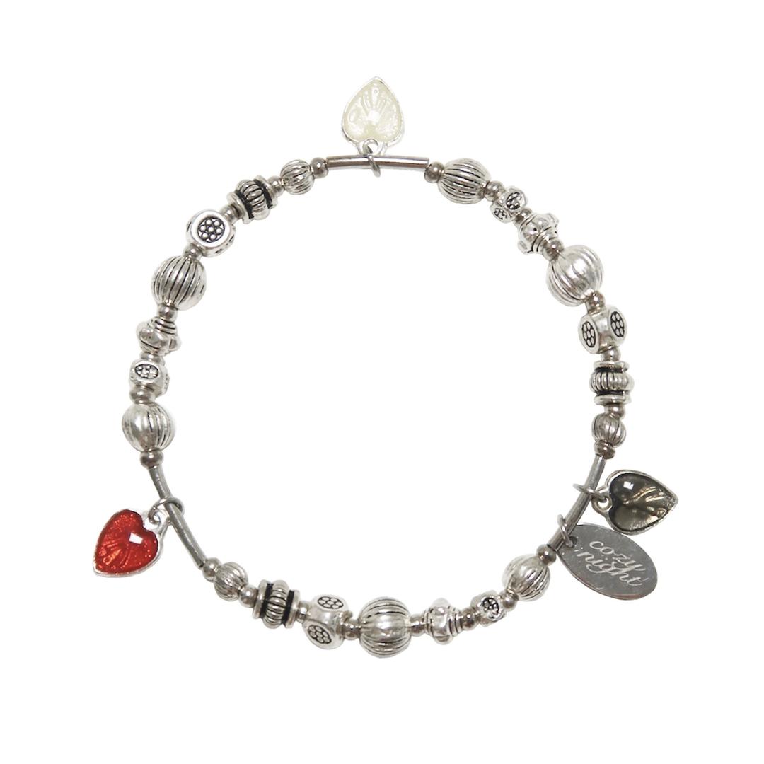 rondel pendant bracelet(color)