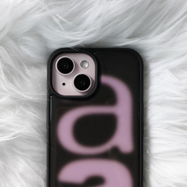 aa cocoa epoxy case - pink. (에폭시 범퍼 케이스)