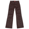 Waxy Bootcut Pant in Burgundy - XS