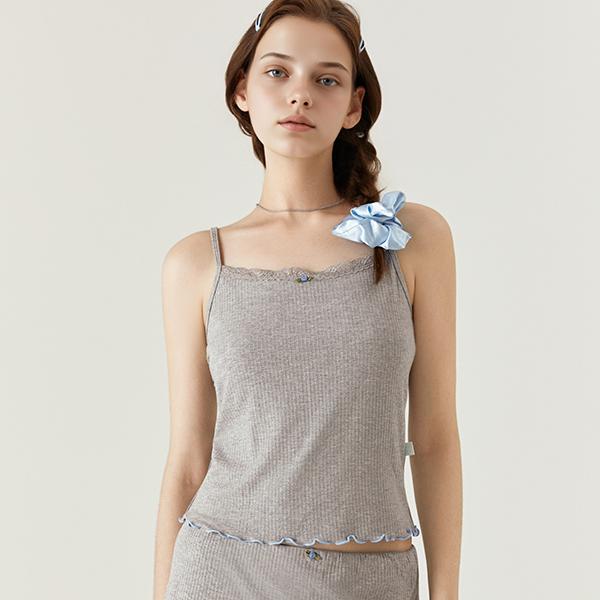 에블린 [홈웨어] 네추럴하이틴 골지 브라탑_EBWRF4T15M