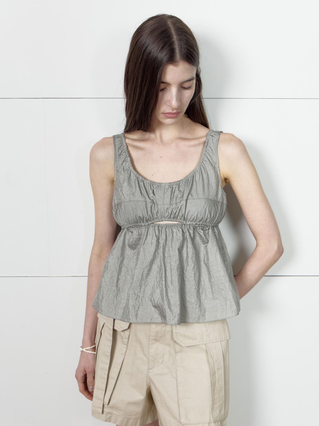 VALENTINA TOP, KHAKI