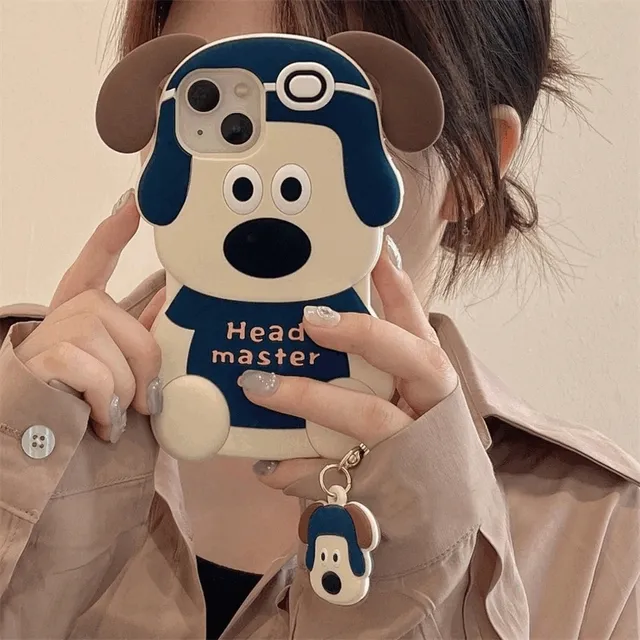 🚚당일출고🚚사은품(키링)SET 아이폰12 13 미니 아이폰11 아이폰13 프로 맥스 아이폰12 프로 맥스 아이폰15 프로 맥스 아이폰14 귀여운 강아지 실리콘 캐릭터 케이스