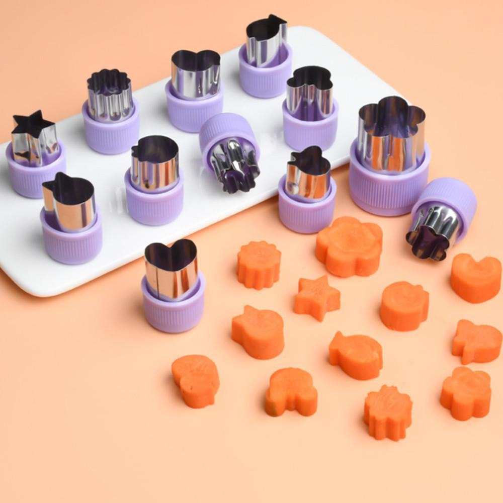 살림의기술 야채 쿠키 과일 모양커팅틀 6개+6개