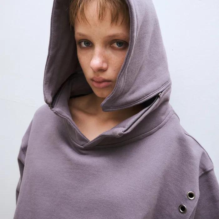 TWO-WAY HOOD, GRAY