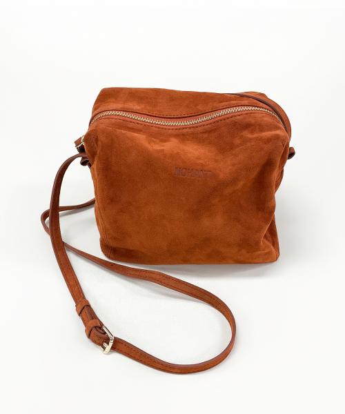 SUEDE PICNIC BAG CAMEL