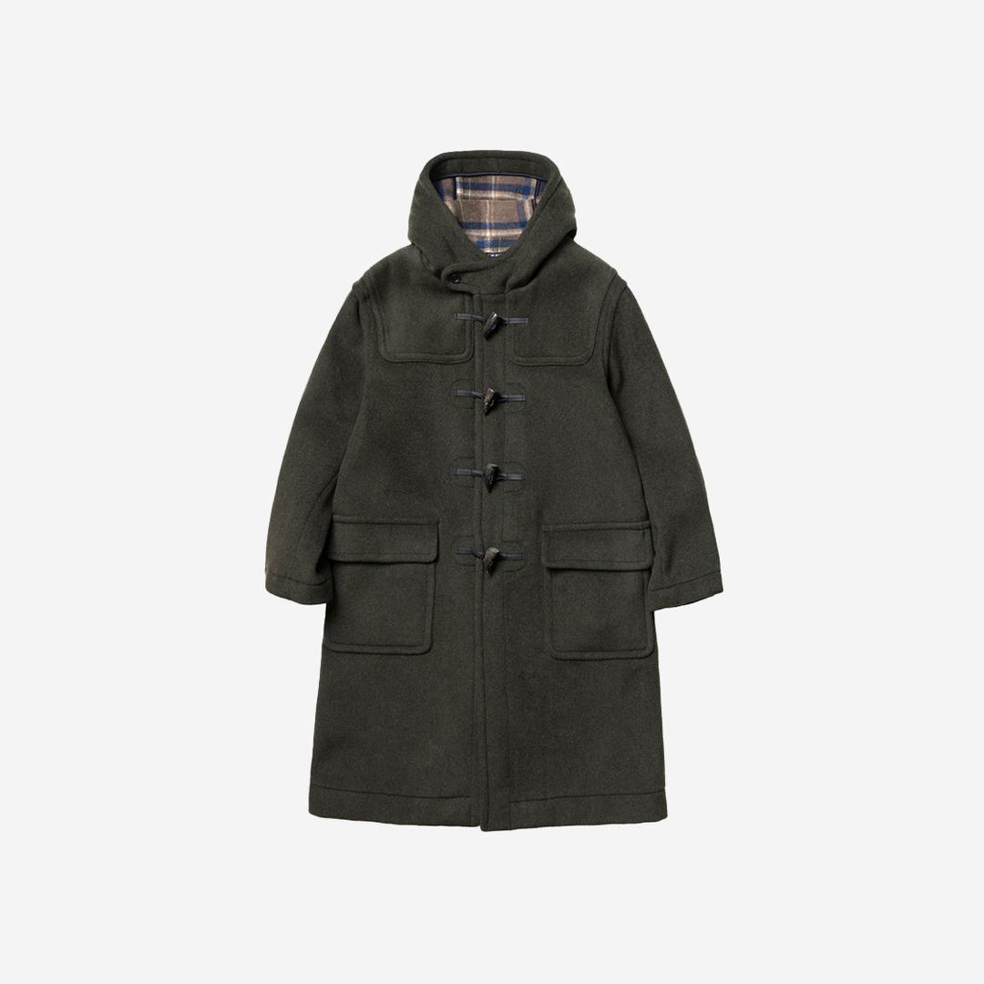 London Tradition Milford Mens Duffle Coat Seaweed 176