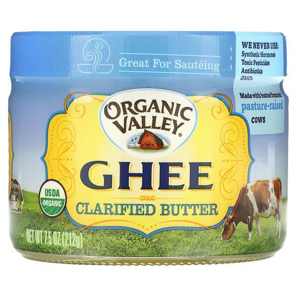 Organic Valley, 기(Ghee) 정제 버터, 212g(7.5oz)