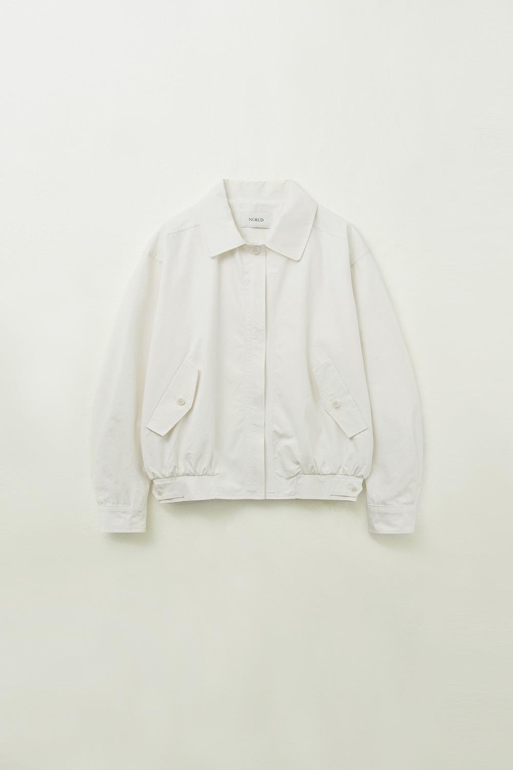 3rd/Breeze cotton blouson (Ivory)