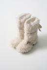 [Exclusive]FAUX FUR RIBBON BUCKLE BOOTS_TT5W709IV