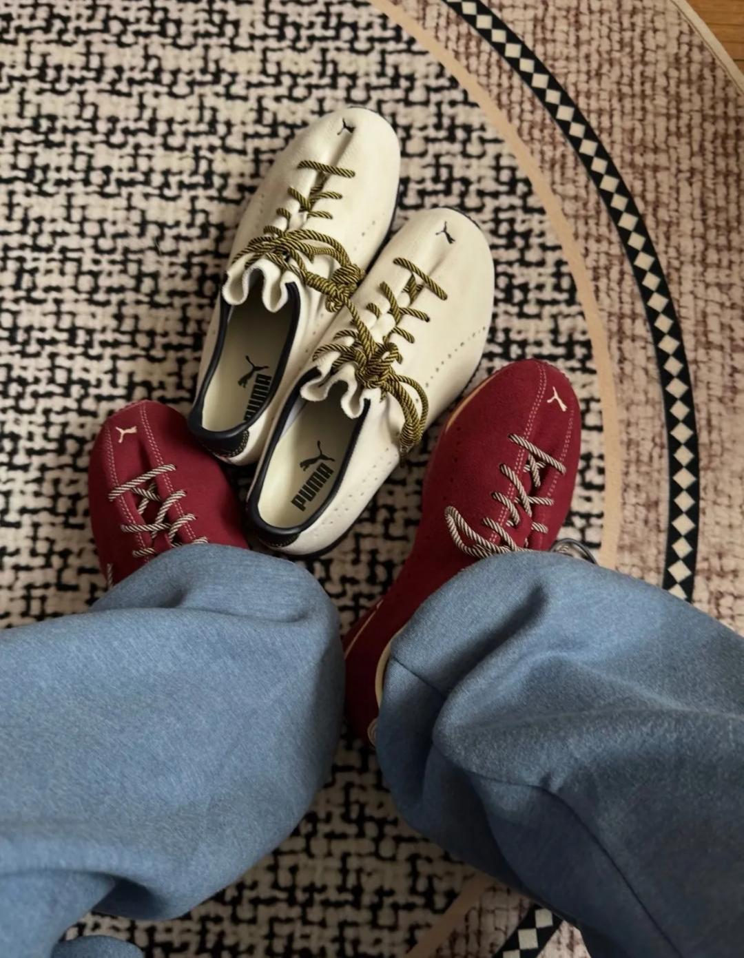 푸마 NOAFTERNO 노애프터노 H-스트리트 스웨이드 운동화 2컬러 아이보리 버건디 408182-01  408182-02