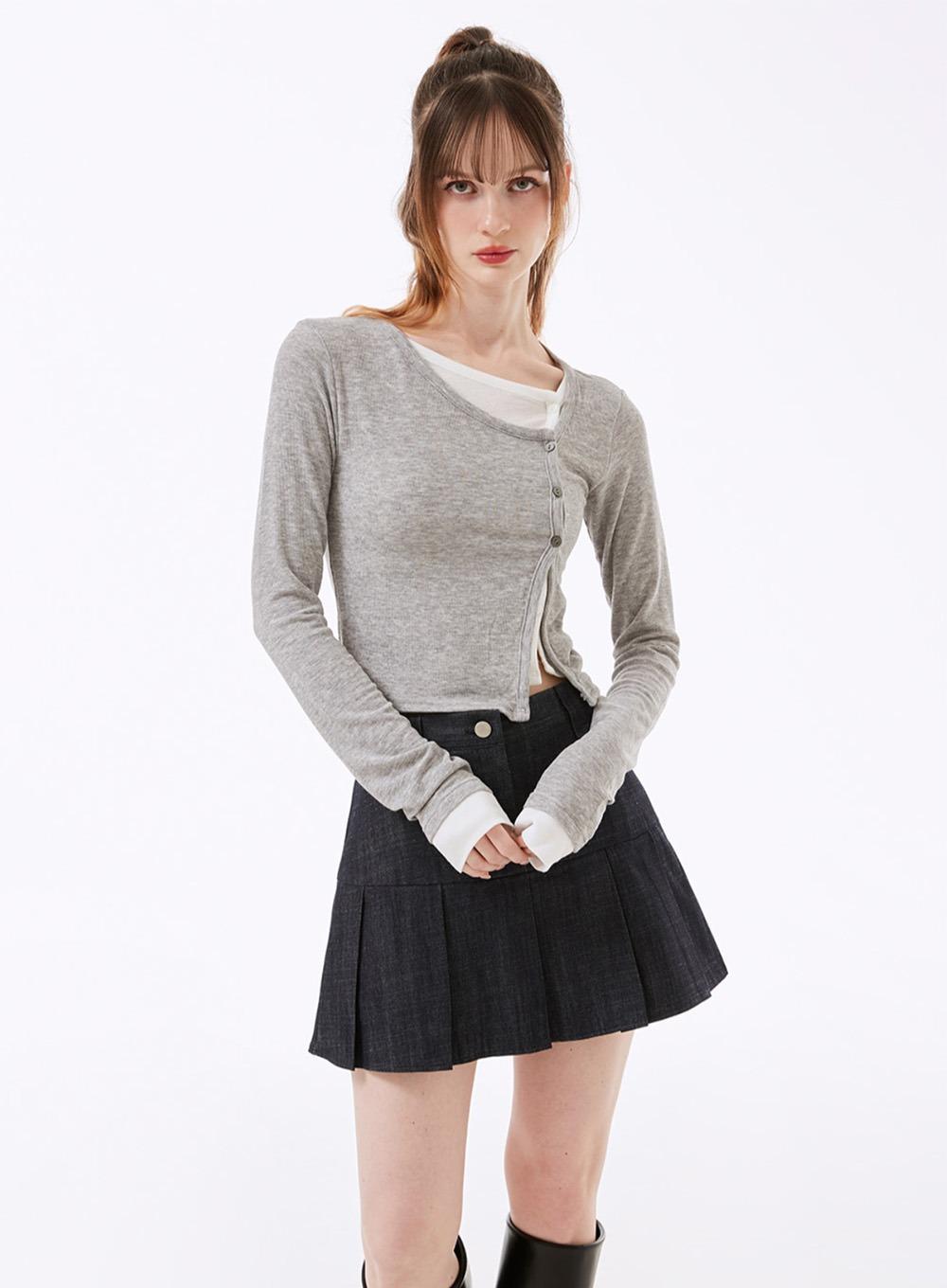 게릭트 언발 레이어드 긴팔티