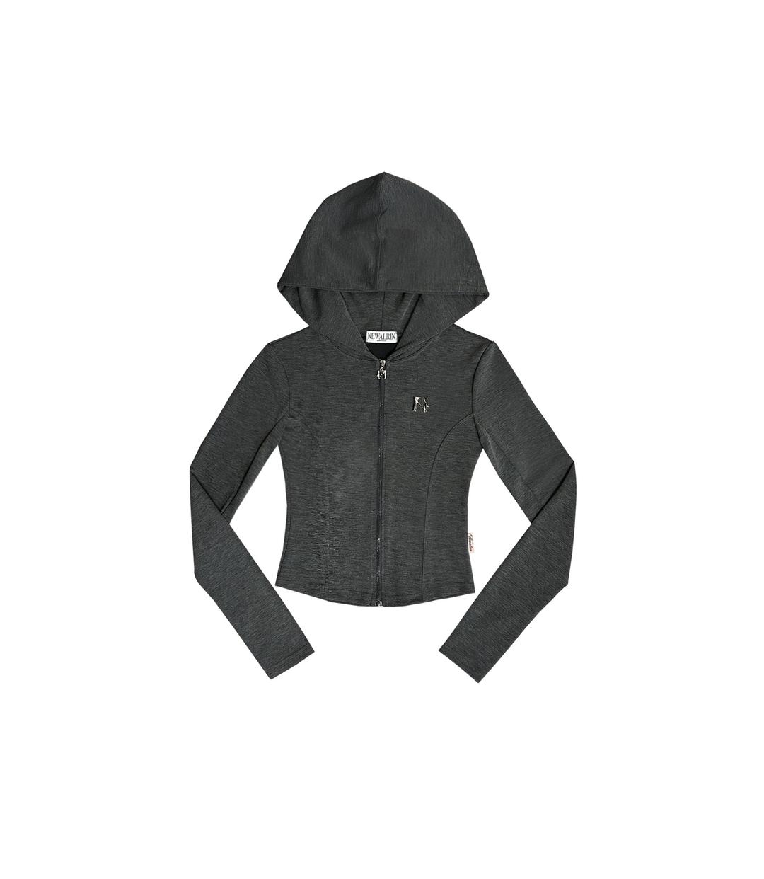 Julie Line Emblem Hoodie Zip-Up