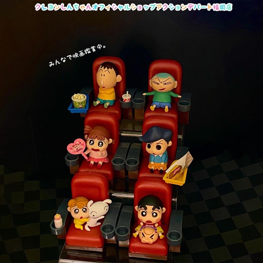 리멘트 짱구 피규어 크리스마스선물 영화관 짱구 흰둥이 미니어쳐 짱구대형 훈이 일상복 옷입은