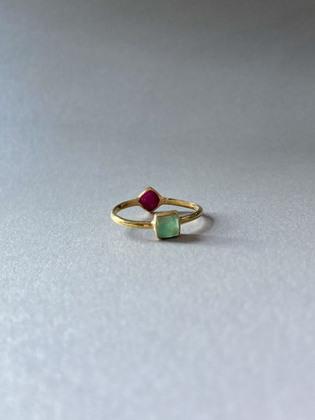 persona ring emerald x ruby