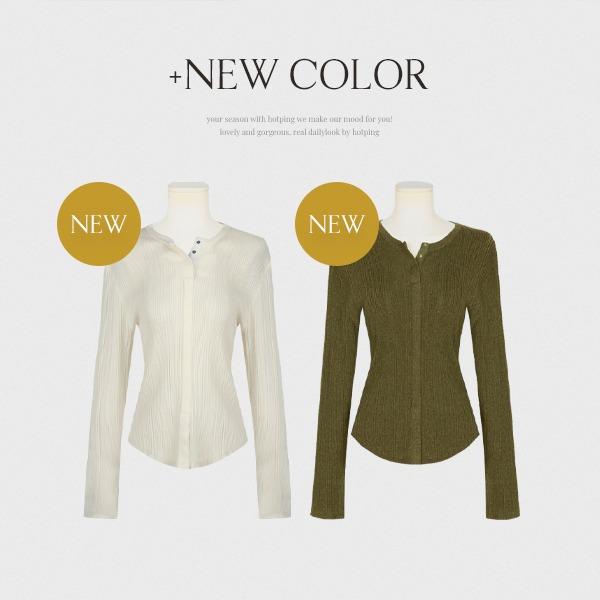 핫핑 [컬러추가💚][입자마자-5kg/여리핏✨][울혼방][MADE] 셀던 라운드넥 슬림베이직 트임 긴팔 울니트티(44~110) (빅사이즈티셔츠-울니트티-슬림핏-베이직핏-세로골지-체형커버-군살보정-슬림베이직핏-롱슬리브)