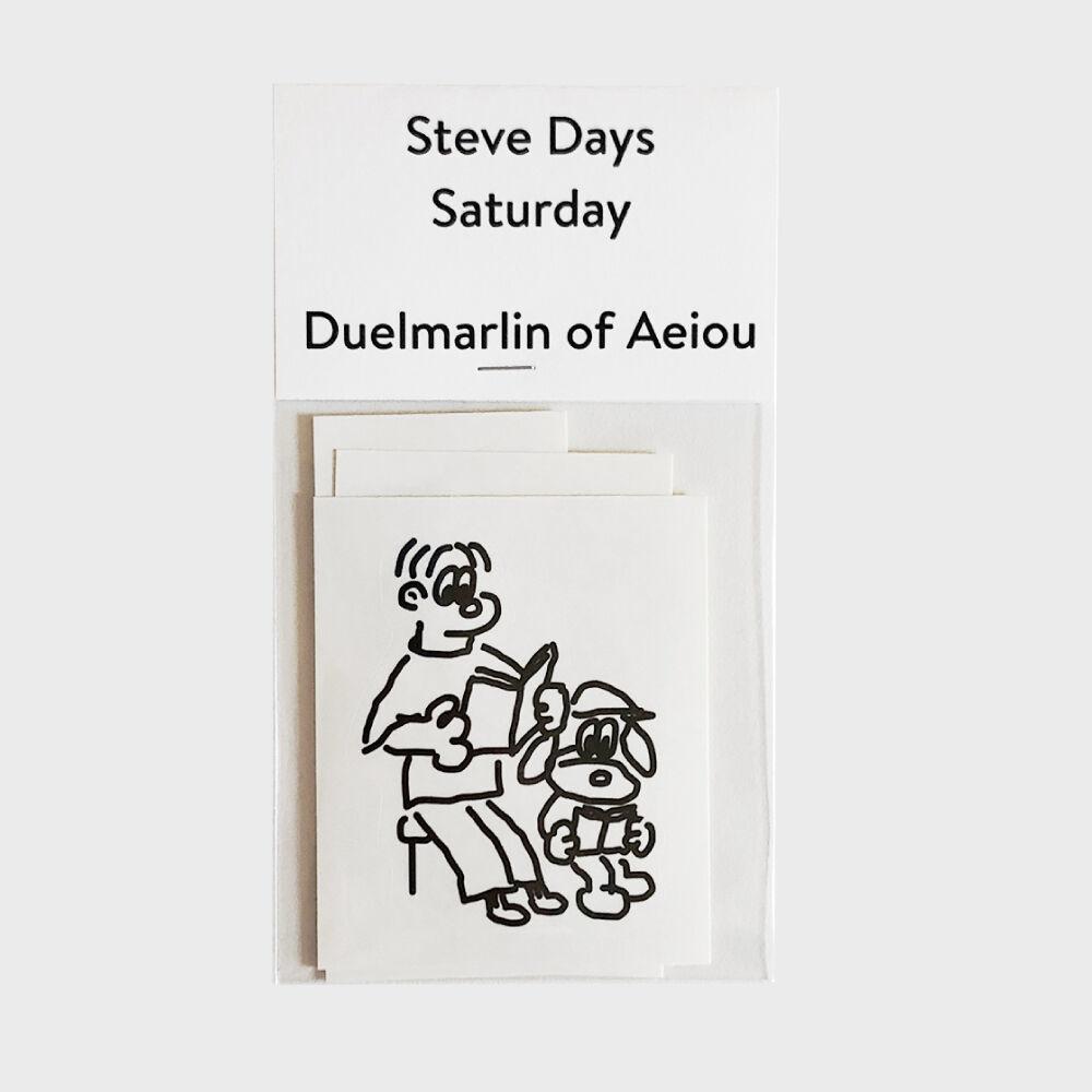 Steve Days Sticker / Saturday 5 set