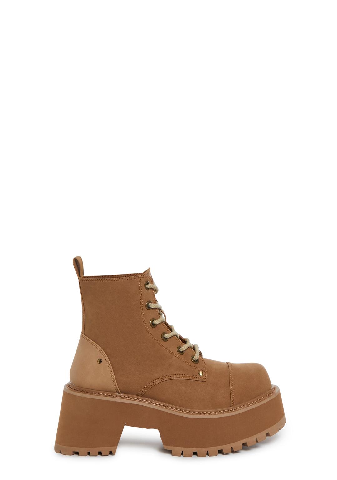 Charged Work Boots - LIGHT BROWN / US 5