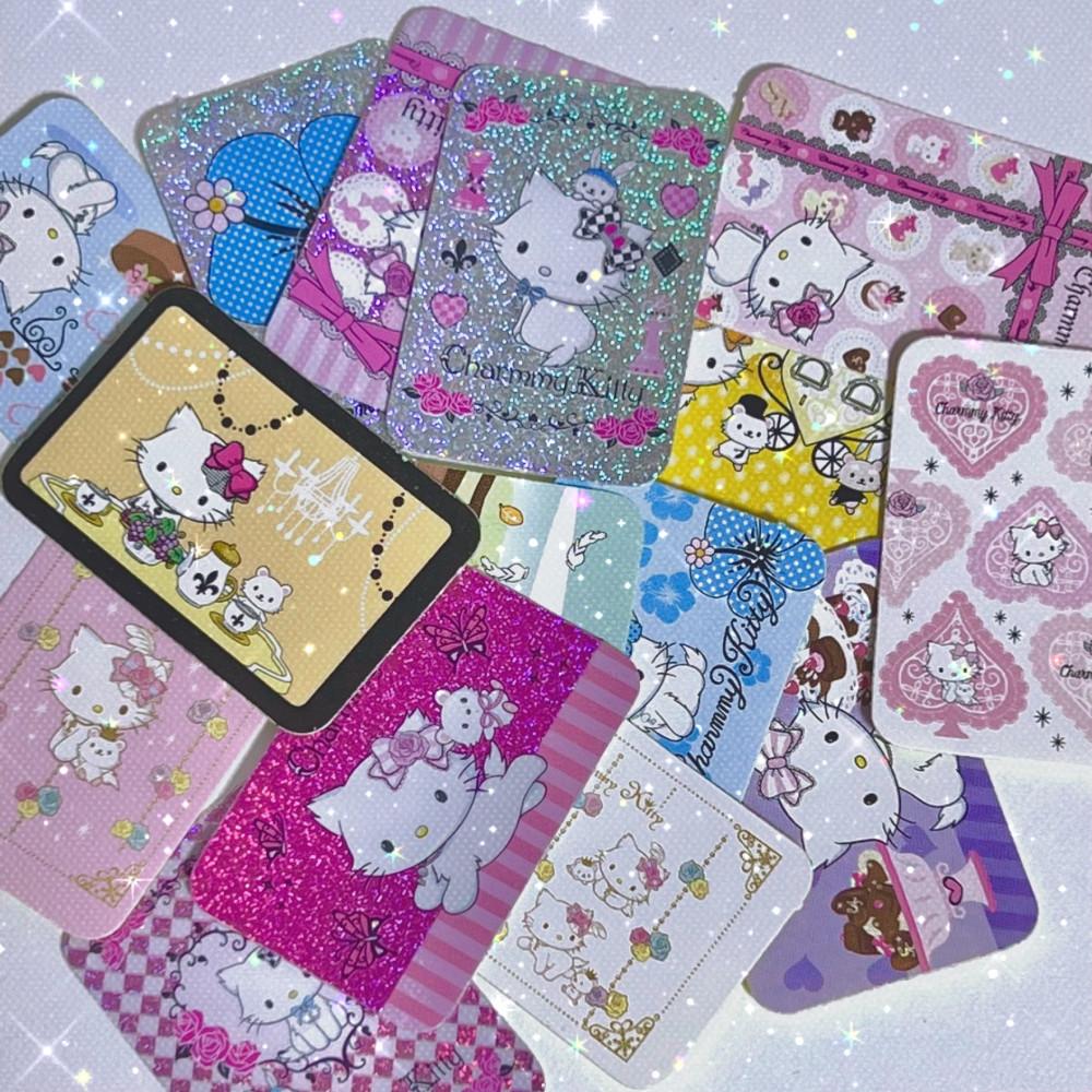 고전 문구 챠미 키티 헬로키티 씰스티커