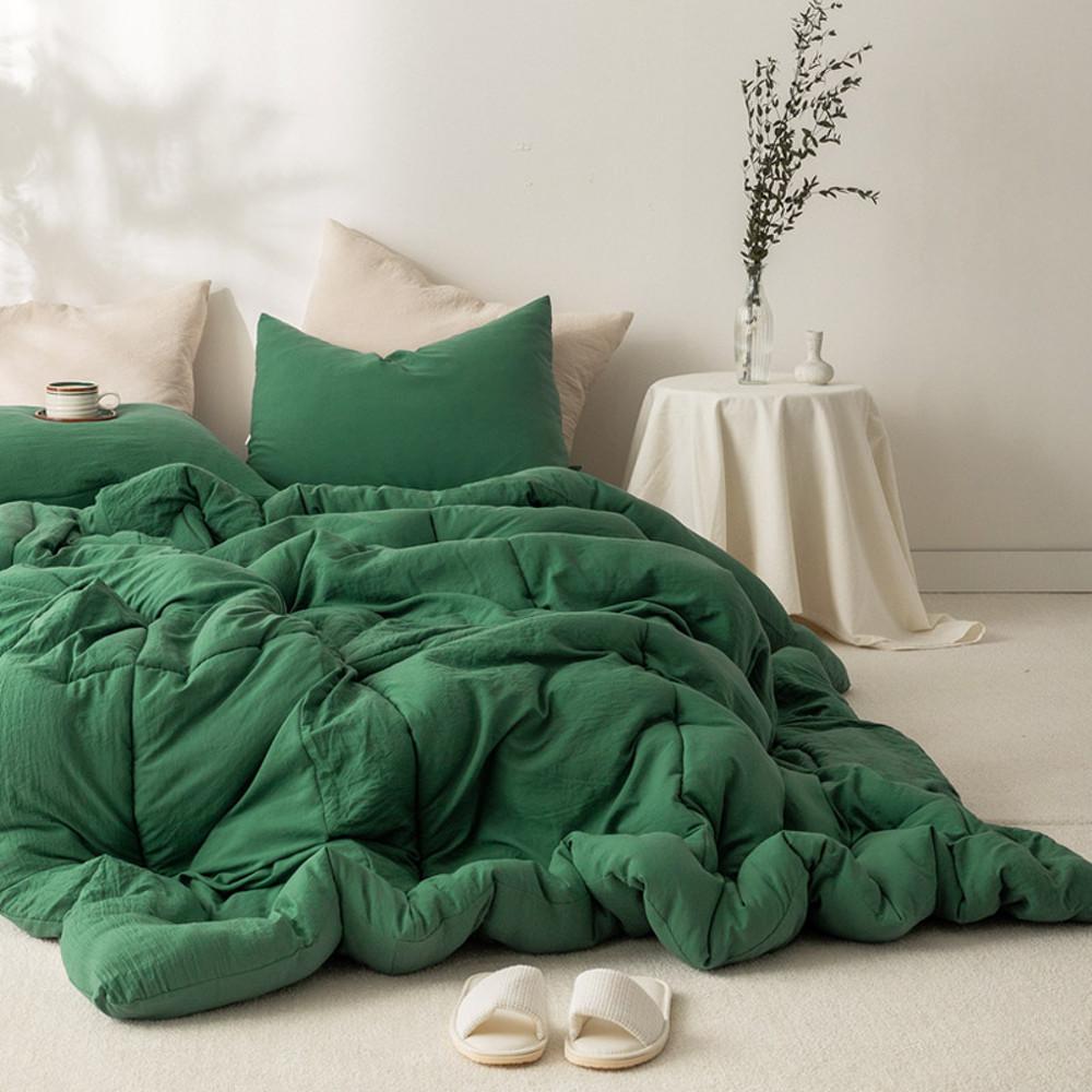 먼지없는 알러지케어 포근포근 워싱 차렵이불 원톤 SS