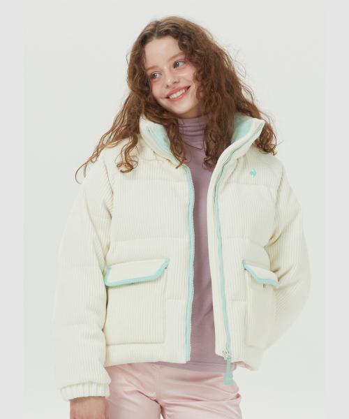 [드롭드롭드롭X르꼬끄] 코듀로이 덕다운 크림(QO422ODJN5)