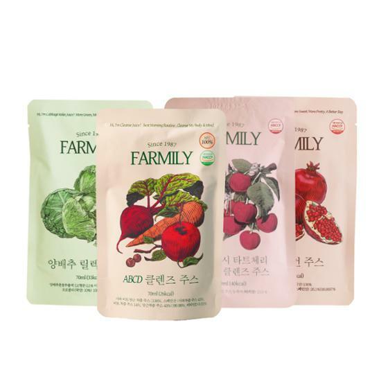 팜밀리 ABCD 클렌즈 주스 70ml*14개입 4종 택1 (ABCD/타트체리/양배추/석류)