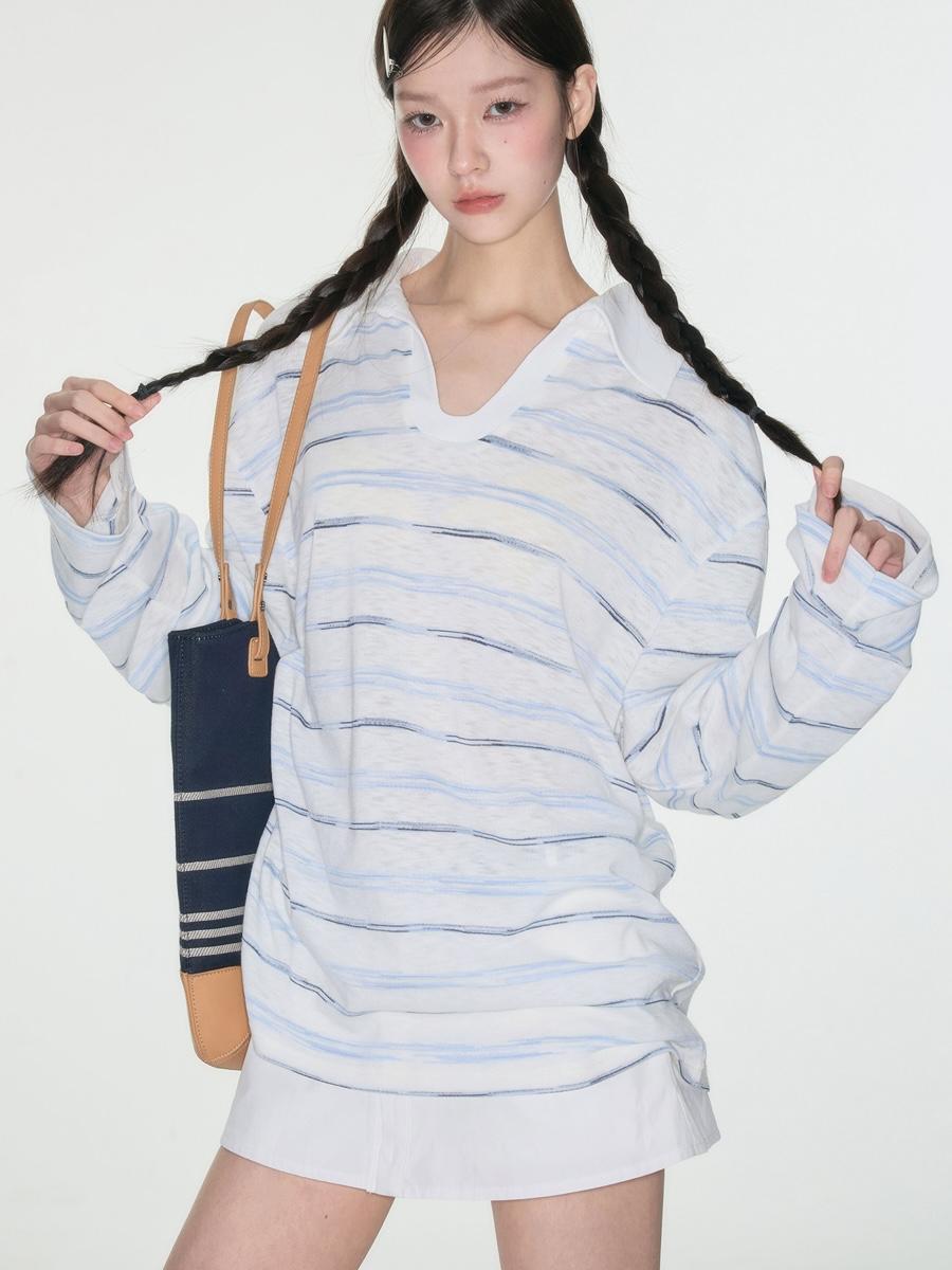 LUAMOSS Relaxed Waters Polo Long Sleeve