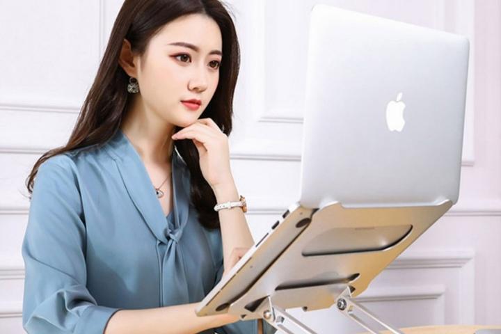 알루미늄 높이 각도조절 노트북 거치대 받침대 태블릿 스탠드 고급형