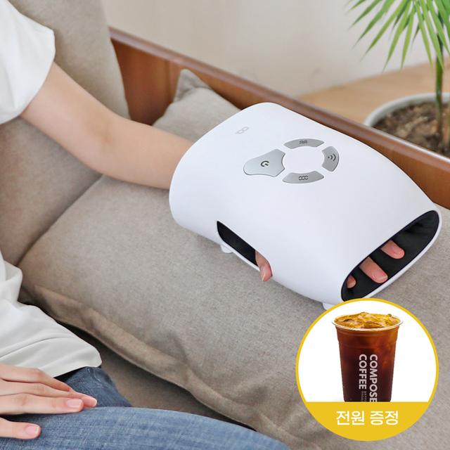 [고급형 손목마사지기] 온열+공기압으로 손목부터 손가락까지! 오아 손 마사지 무선 손바닥 손등안마기 부모님선물 건강선물추천