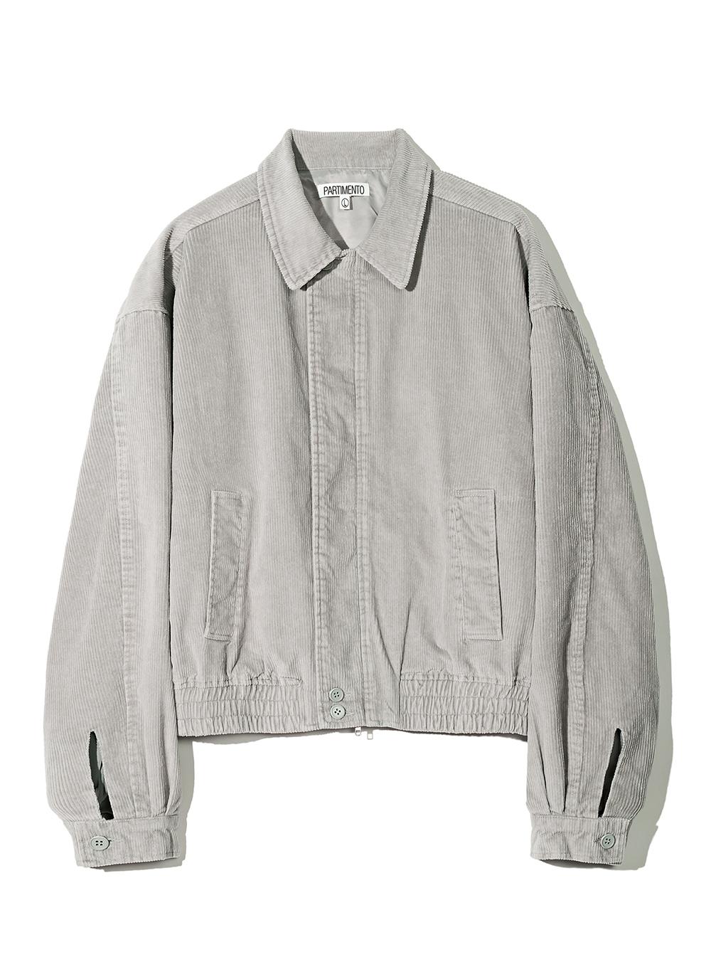 Corduroy Harrington Jacket_Gray