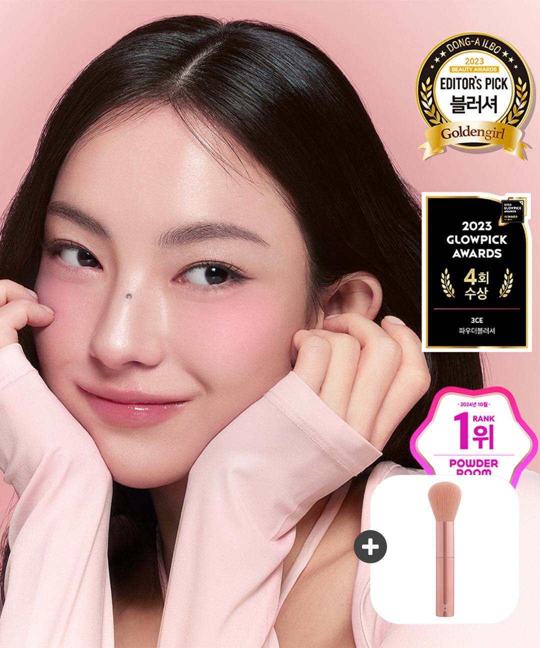 3CE 페이스 블러쉬 (증정 핑크 유즈 브러쉬)