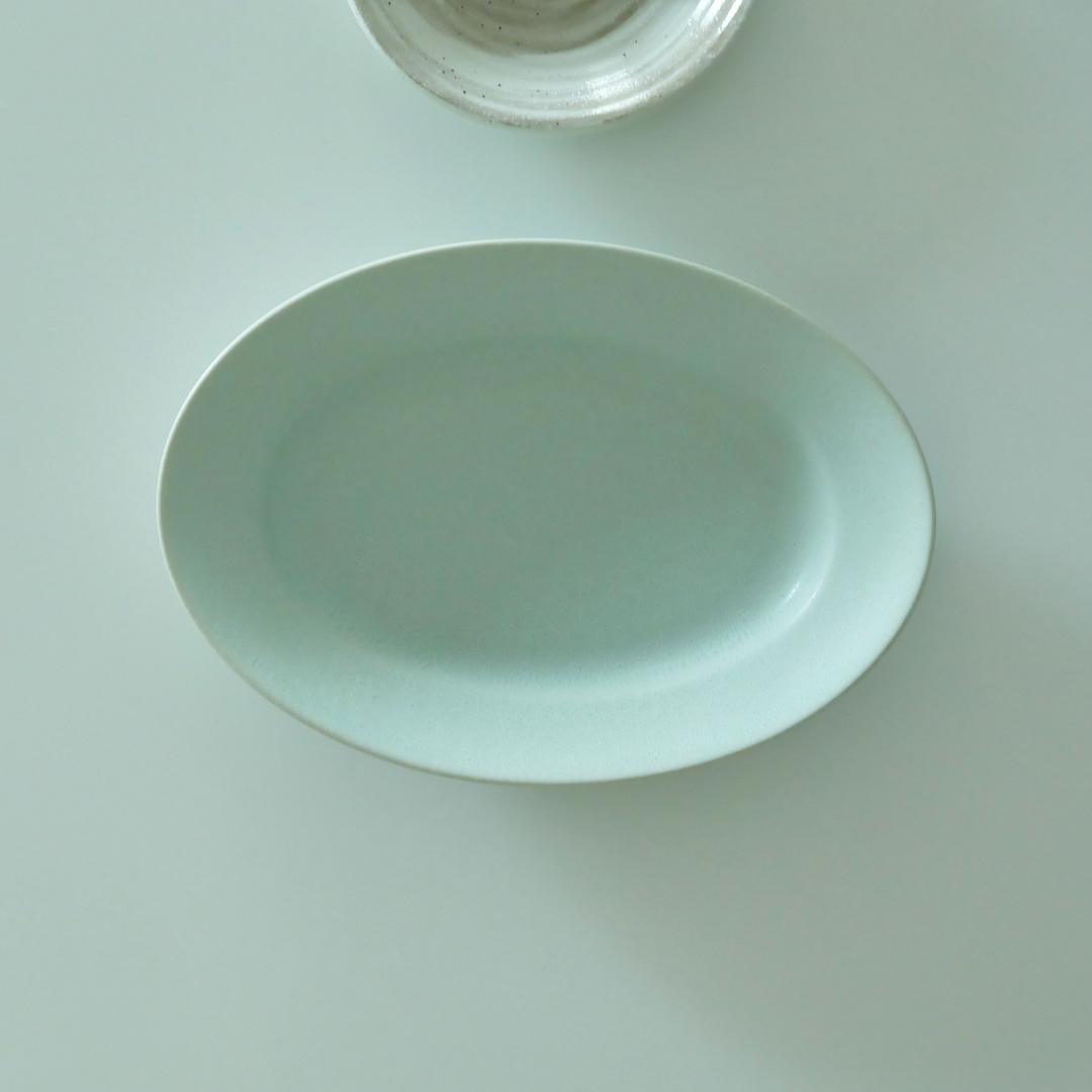 Mint Oval Plate