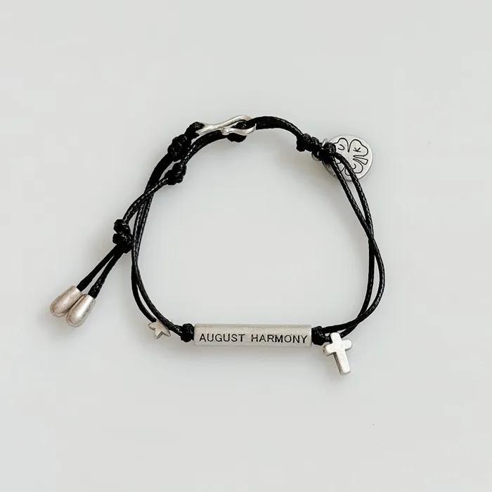 Rough and Soft string knot Bracelet / 2color