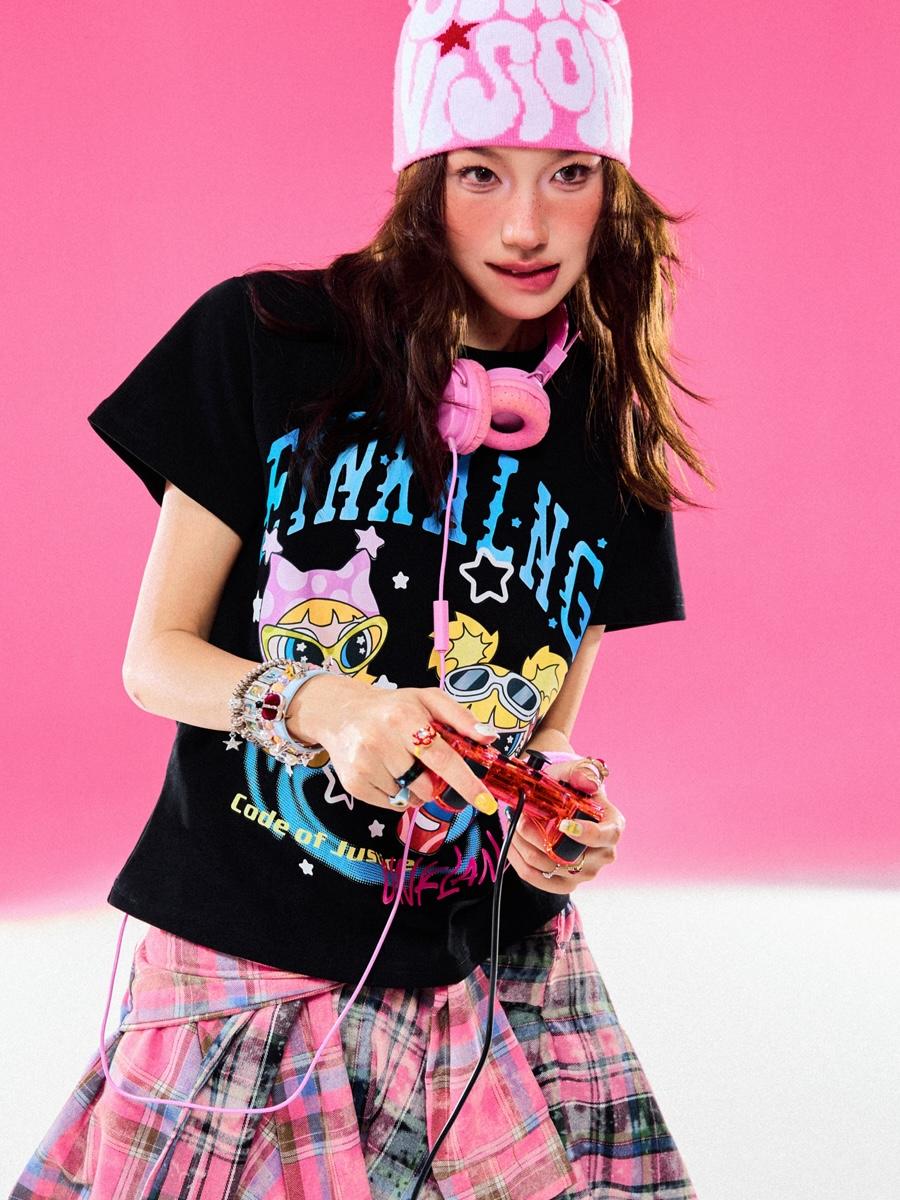 YOUNG STAGE Hyper Pop Hero T-shirt (2color)