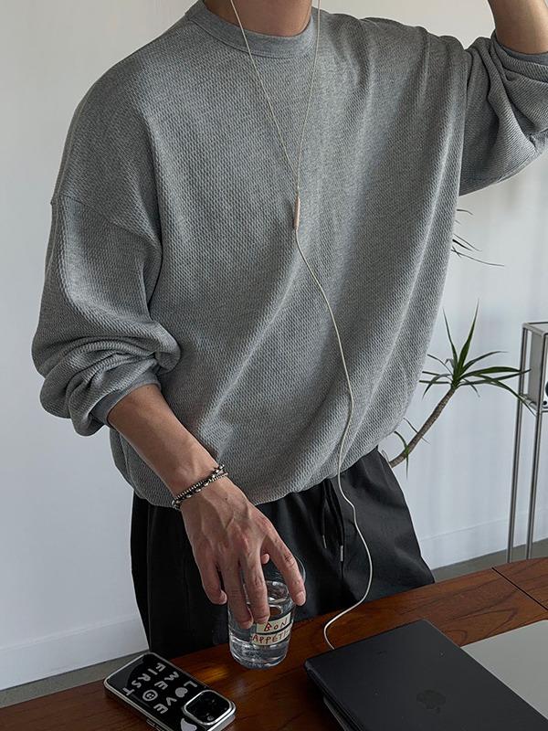 란테 와플 스웨트 티셔츠(4colors)