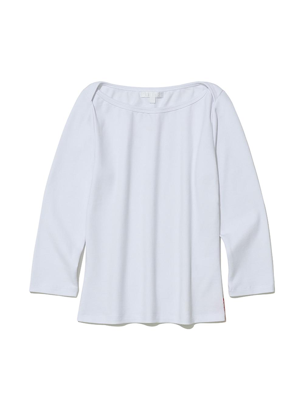 [WOMEN] PWC THREE-QUARTER SLEEVE TEE_WHITE