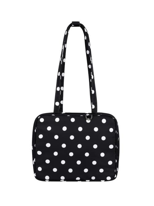 스퀘어 백 [White Polka Dot]