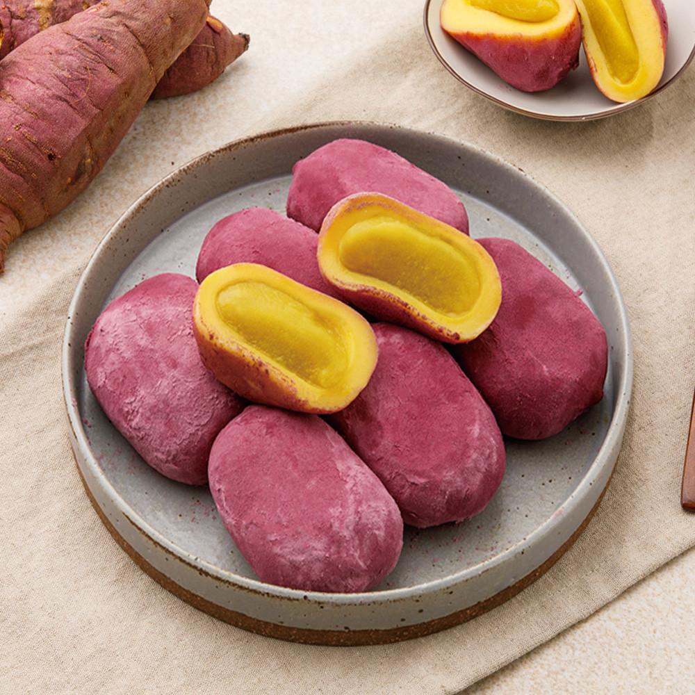 [시루조아] 굳지않는 군고구마 떡 10개입 500g 앙금가득 리얼 고구마 개별포장 [원산지:국산]