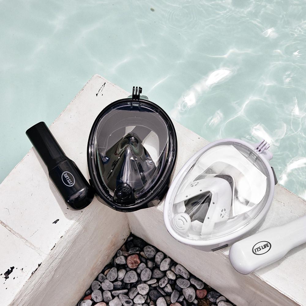 풀페이스 프리다이빙 스노클링 마스크 2세대 장비 세트
