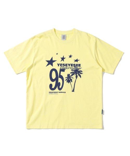 Palm Tree Tee Lemon
