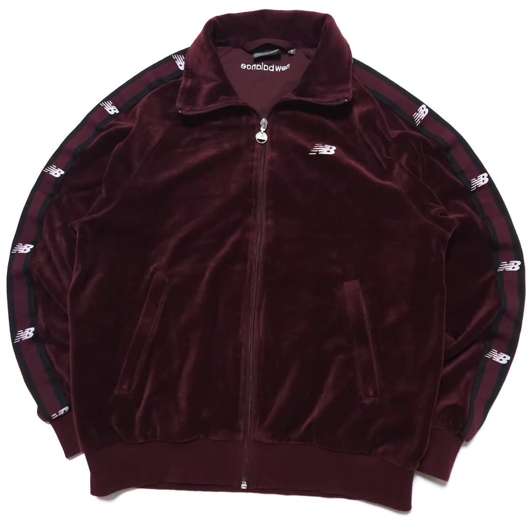 뉴발란스 벨로아 벨벳 트랙탑 져지 셋업 세트 버건디 | 후루츠패밀리