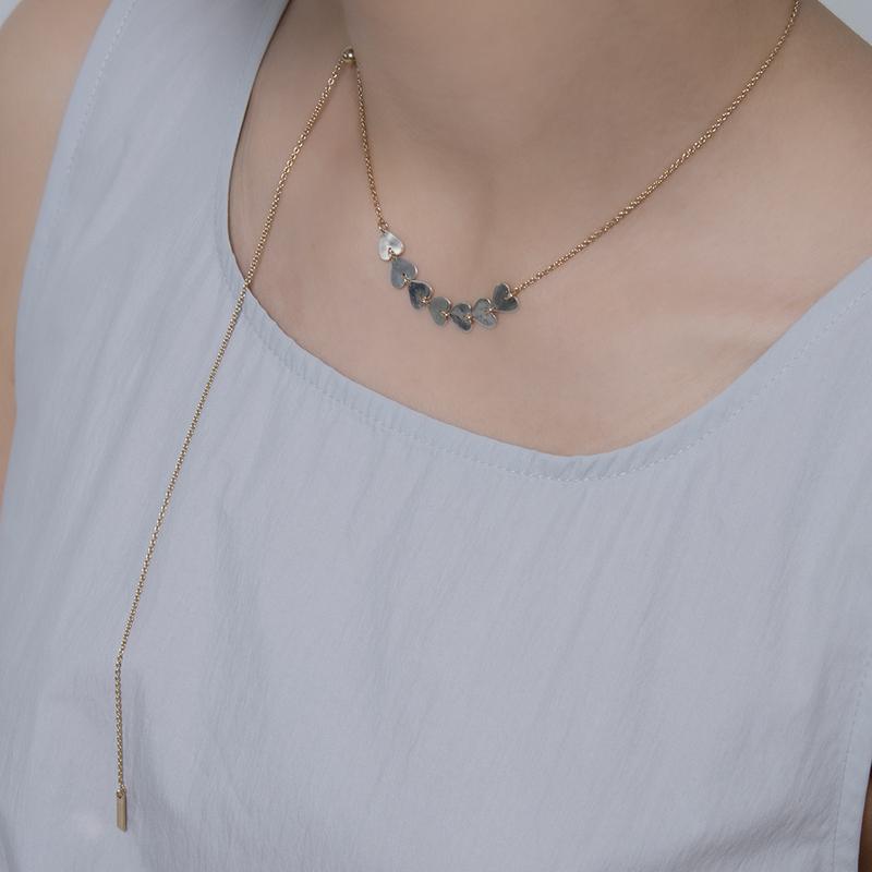 harmony heart necklace [silver]