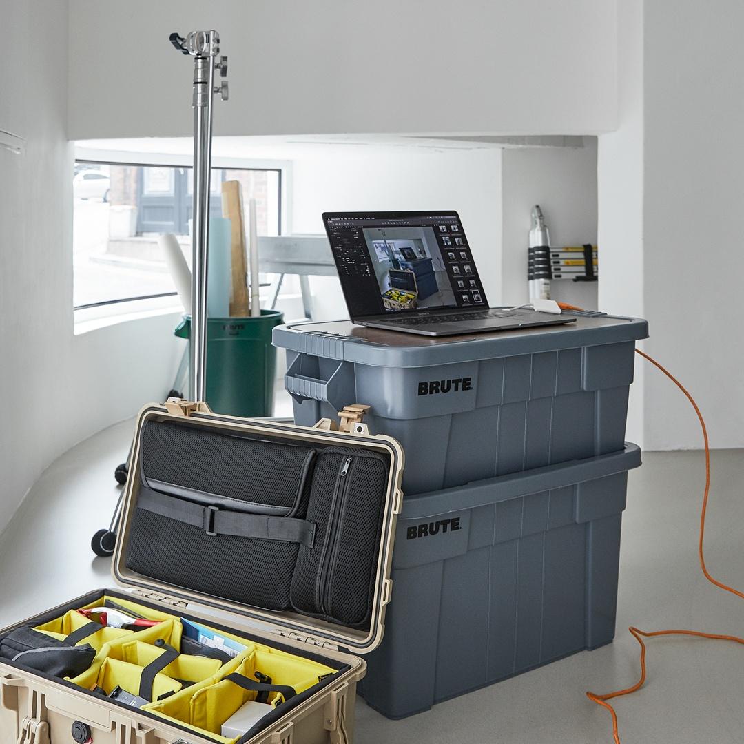 러버메이드 브루트 토트박스 수납 리빙박스 53L/75L