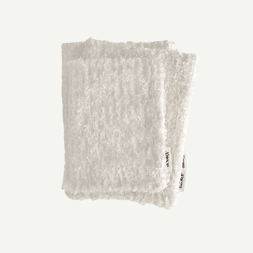 실키 아이보리 부클 북커버