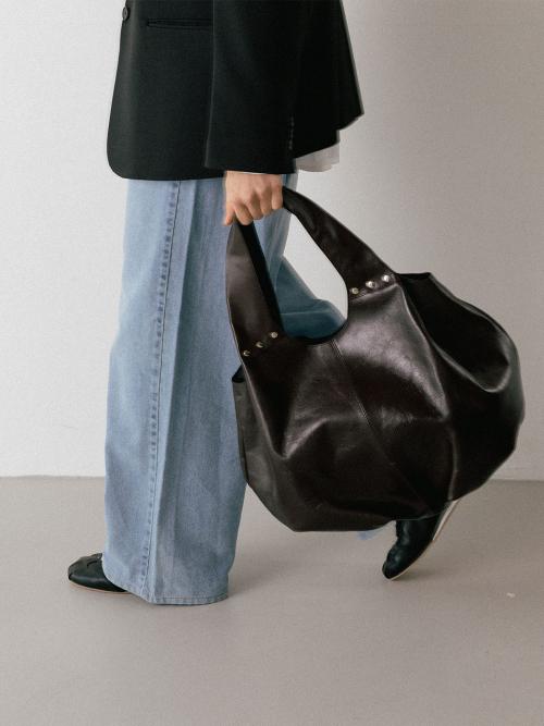 Fleur Hobo Bag Set ( Oval Metal Keyring Included ) _5Colors