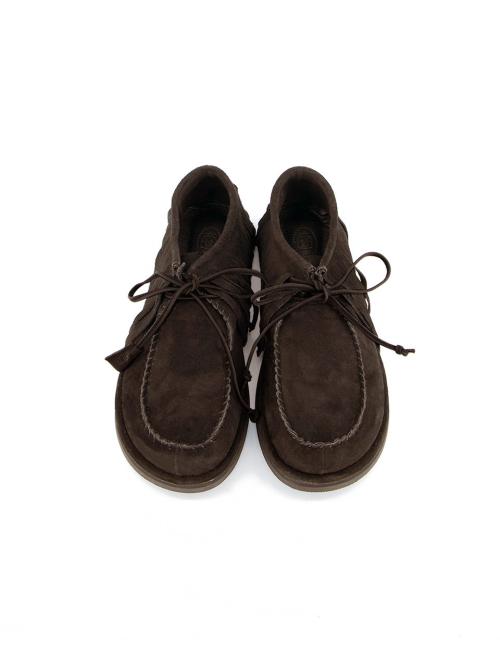 Fringe Moc Shoes Dark Brown