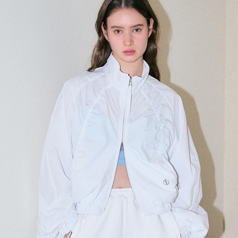 SHIRRING STRING BLOUSON JUMPER WT