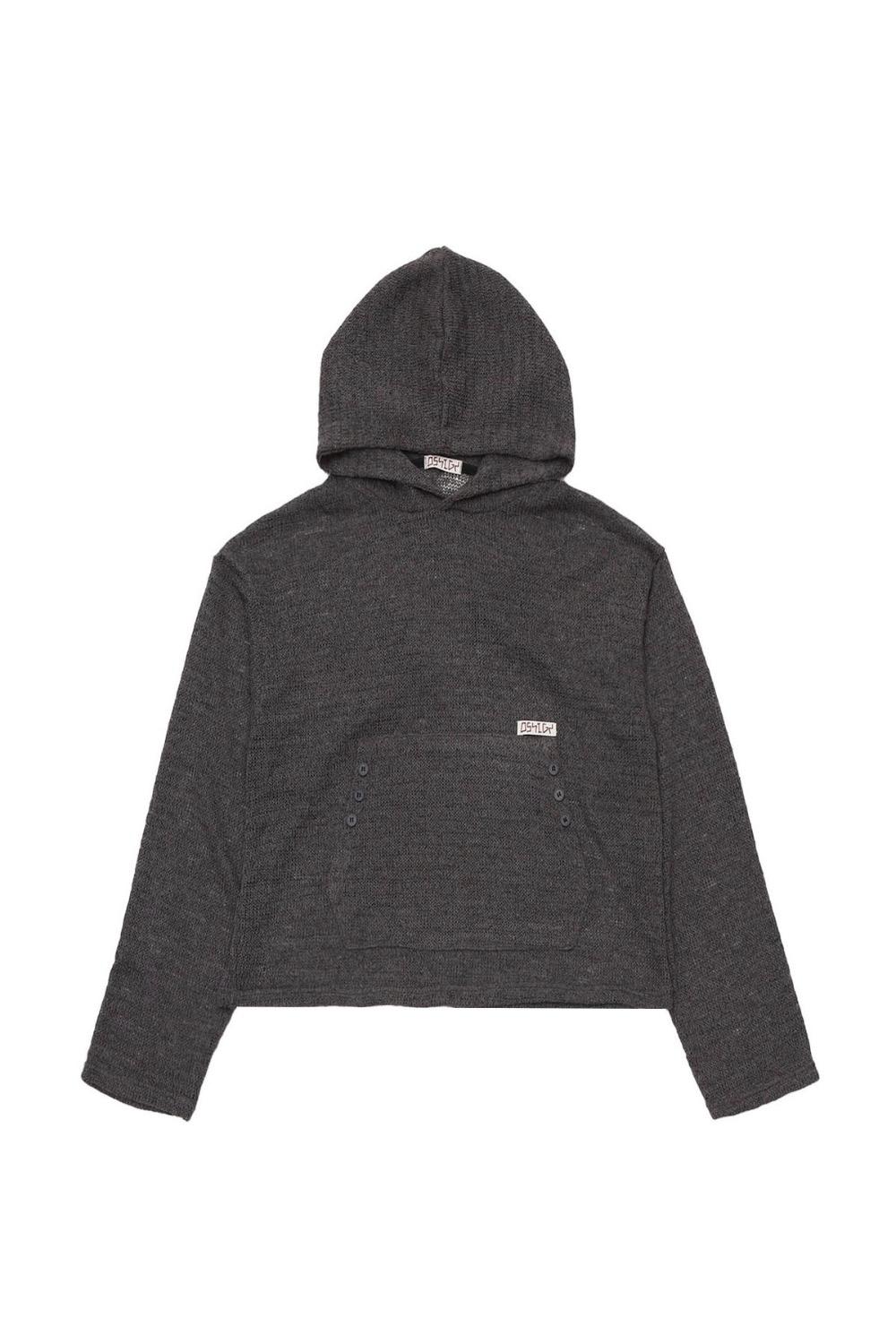 Wing Hoodie Mesh Grey